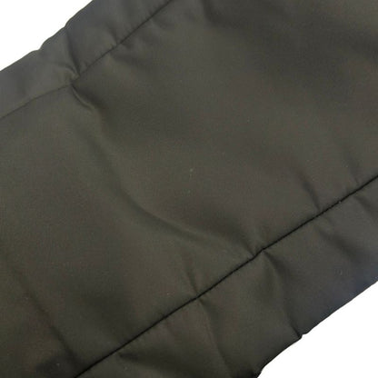 Prada Mink Nylon Short Puffer Coat Olive 38