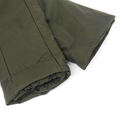 Prada Mink Nylon Short Puffer Coat Olive 38