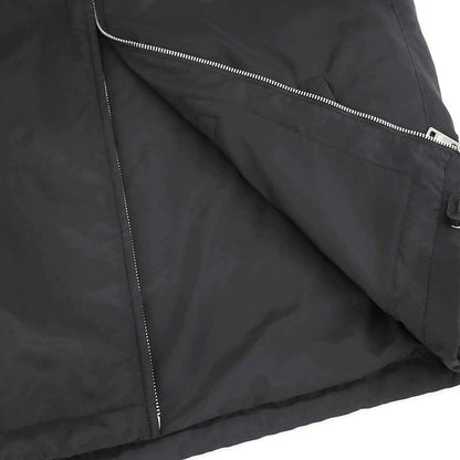 Prada Nylon Hoodie Dead Patted Jacket Black