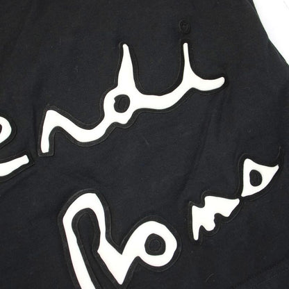 Fendi T-Shirt Short Sleeve Logo Bicolor 44 Black White MW