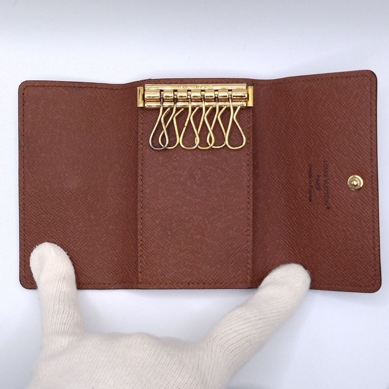 Louis Vuitton Multicles 6 Monogram Brown Key Case Key Holder