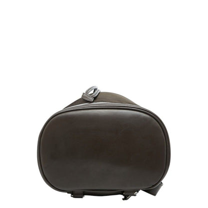 Gucci Bamboo Shoulder Bag Drawstring 003 Brown Nylon Leather