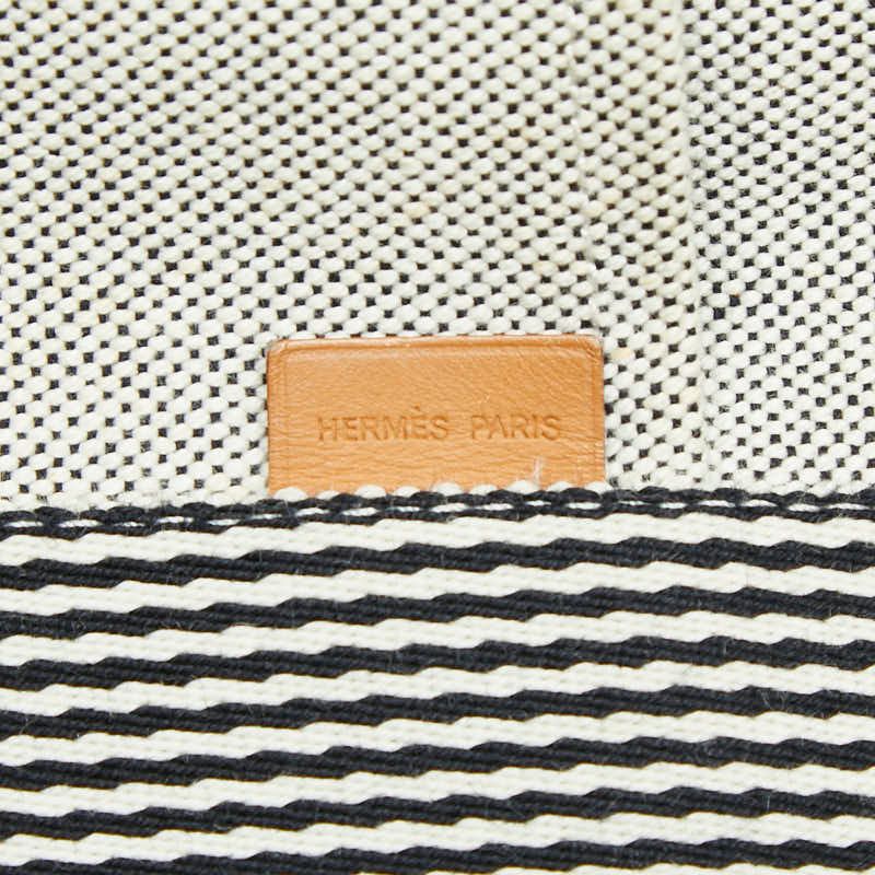 Hermes New Fourre Tout Gray Canvas