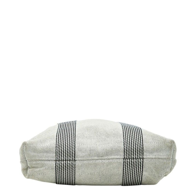 Hermes New Fourre Tout Gray Canvas