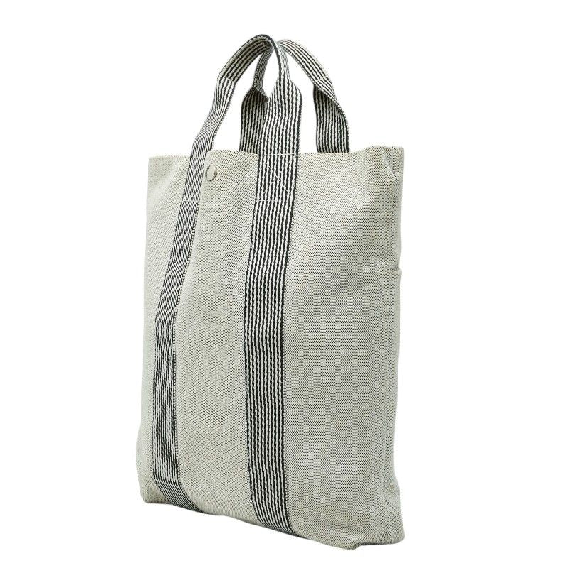 Hermes New Fourre Tout Gray Canvas