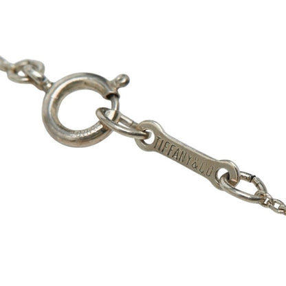 Tiffany & Co Elsa Peretti Full Heart Vintage Chain Pendant Necklace Silver