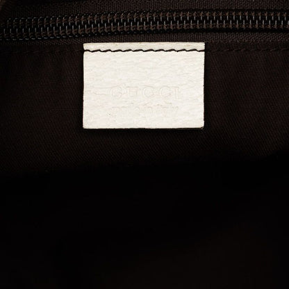 Gucci GG Canvas Crossbody Shoulder Bag White Beige