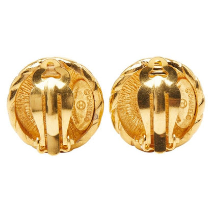 Chanel Vintage CC Logo Gold Plated