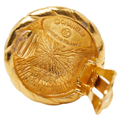 Chanel Vintage CC Logo Gold Plated
