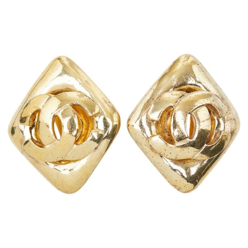 Chanel CC Logo Gold Plated