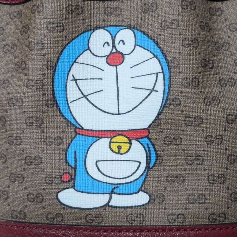 Gucci Doraemon Collaboration Micro GG Supreme Shoulder Bag