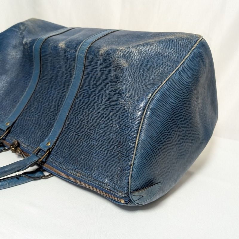 Louis Vuitton Keepall 50 Epi Toledo Blue Boston Bag