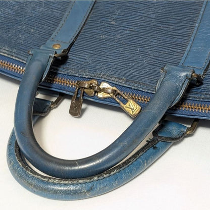 Louis Vuitton Keepall 50 Epi Toledo Blue Boston Bag