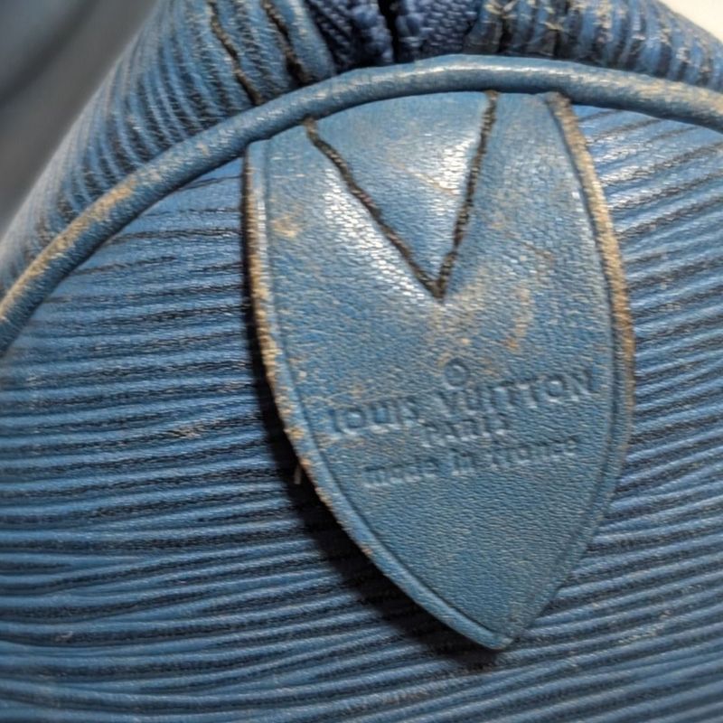 Louis Vuitton Keepall 50 Epi Toledo Blue Boston Bag