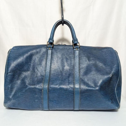 Louis Vuitton Keepall 50 Epi Toledo Blue Boston Bag