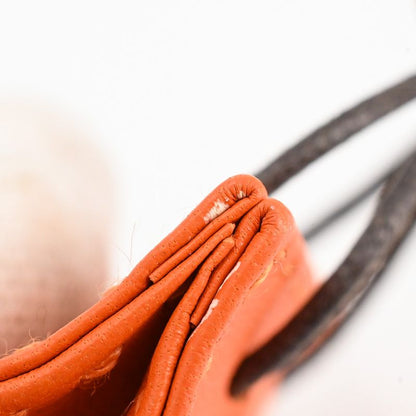 Hermes Charm Sac Orange Keychain