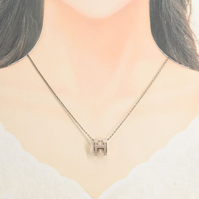 Hermes Necklace Pop Brown