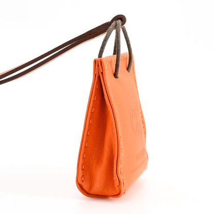 Hermes Charm Sac Orange Keychain
