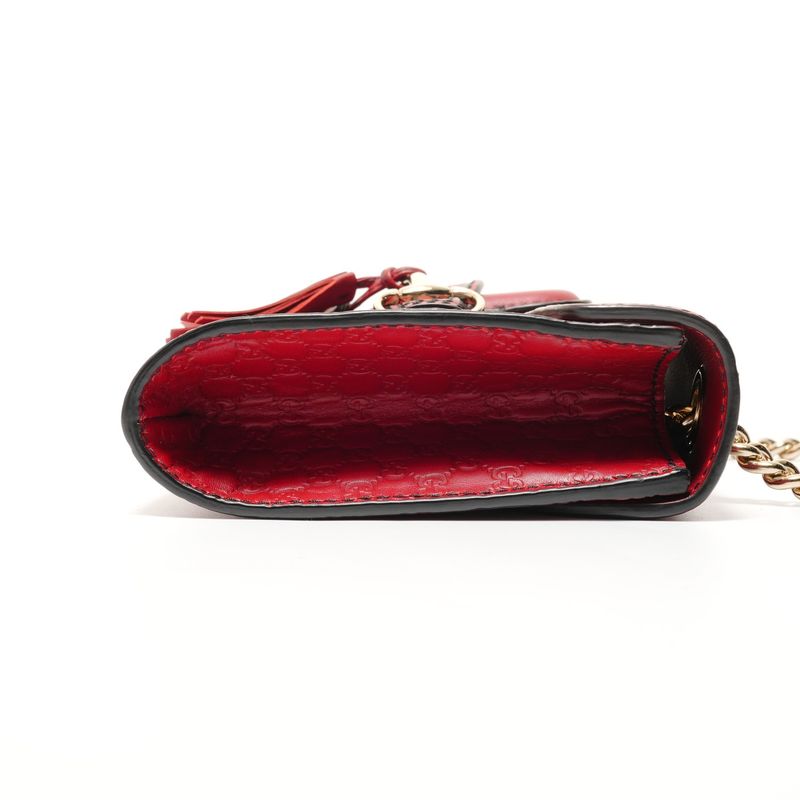 Gucci Shoulder Bag Micro GG Guccissima Chain Emily