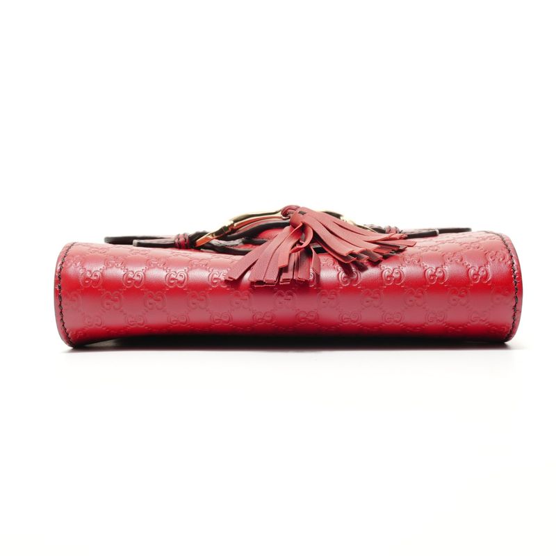 Gucci Shoulder Bag Micro GG Guccissima Chain Emily
