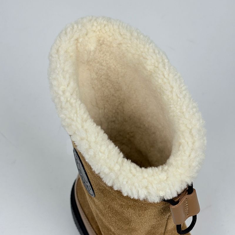 Hermes Short Boots Lava Sole Shoe Tsuye Dobra Brown