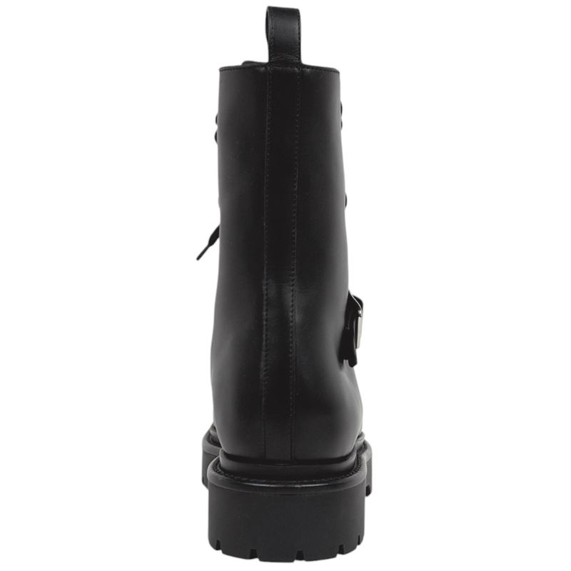Hermes Land Notch Driver Sole Shoes Short Boots Leather Black