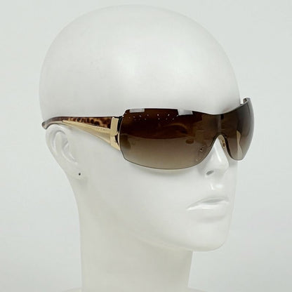 Prada Logo Sunglasses Eyewear Gradient Plastic Brown