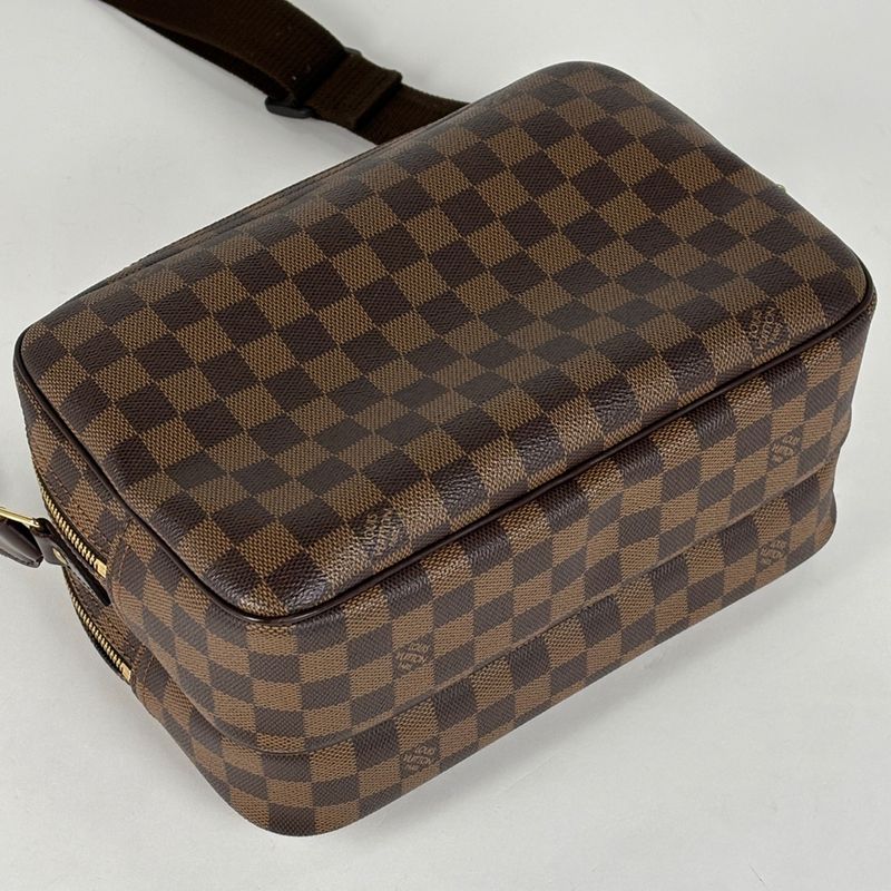 louis vuitton reporter pm crossbody  shoulder bag damier brown