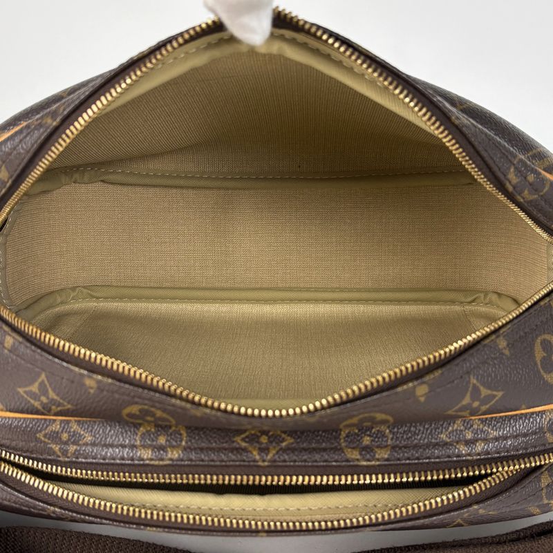Louis Vuitton Reporter PM Crossbody Shoulder Bag Monogram Brown