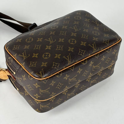 Louis Vuitton Reporter PM Crossbody Shoulder Bag Monogram Brown