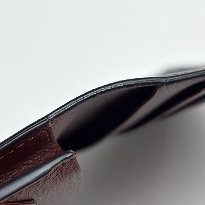 Cartier Must Wallet Bifold Leather Black