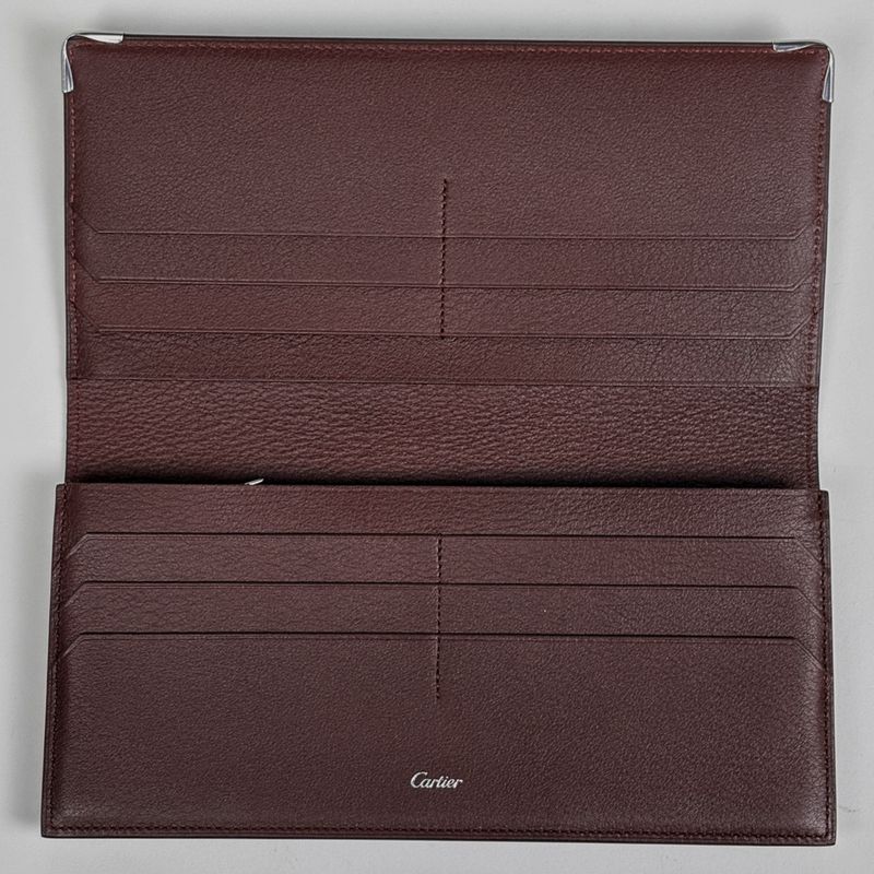 Cartier Must Wallet Bifold Leather Black
