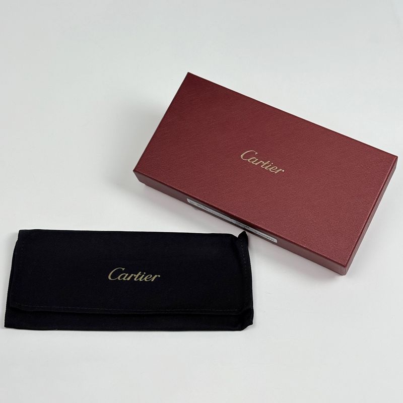 Cartier Must Wallet Bifold Leather Black
