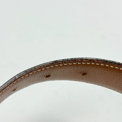 Hermes Constance Reversible Belt Box Calf Courchevel Black Gold