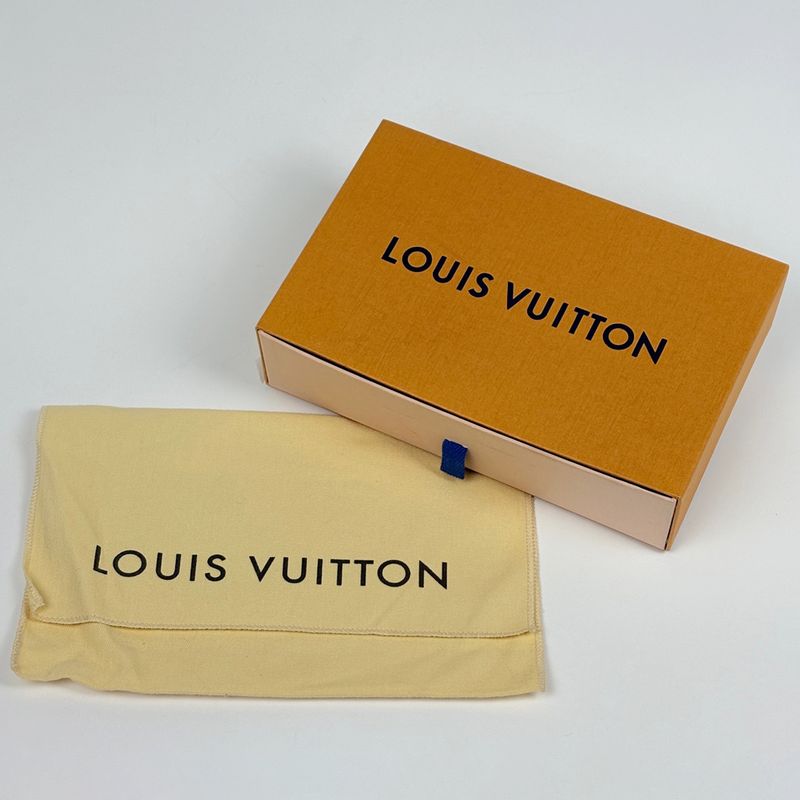 Louis Vuitton Zippy Wallet Zip Around Chain Print Monogram Bay Brown