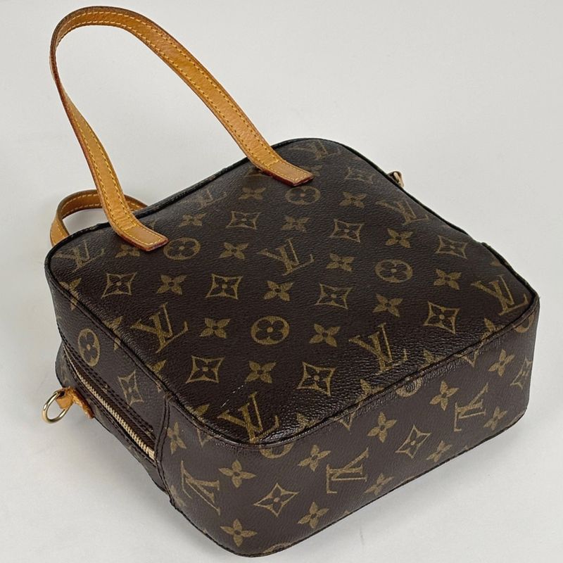 Louis Vuitton Spontini Shoulder Bag Crossbody 2-Way Monogram Brown