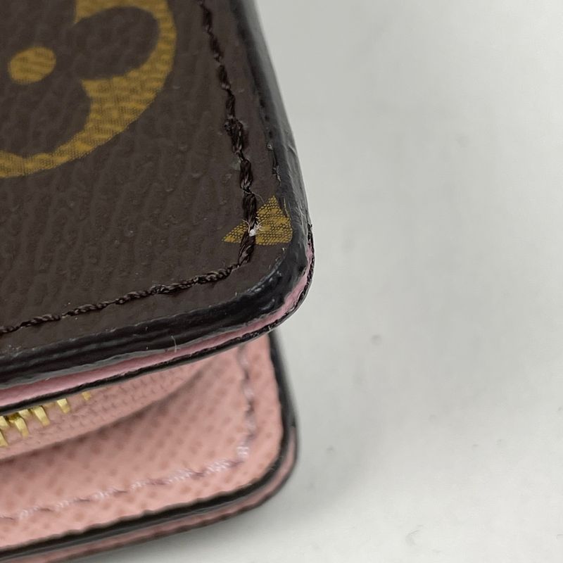 Louis Vuitton Portefeuille Juliette Zip Around Bifold Wallet Monogram Brown