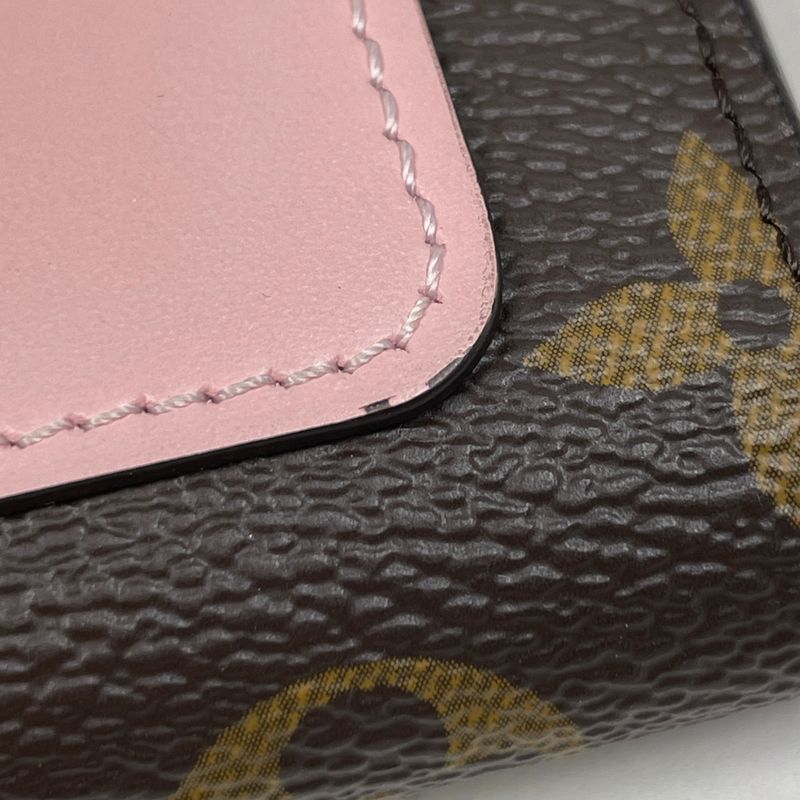 Louis Vuitton Portefeuille Juliette Zip Around Bifold Wallet Monogram Brown
