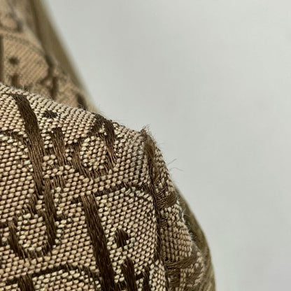 Dior Trotter Pattern Shoulder Bag Crossbody Canvas Brown
