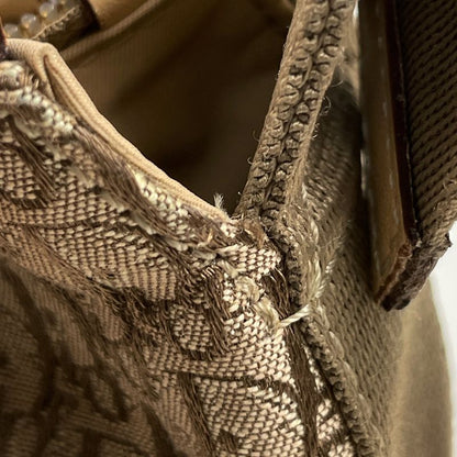 Dior Trotter Pattern Shoulder Bag Crossbody Canvas Brown