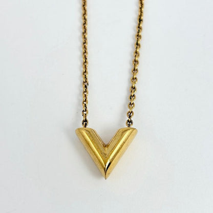 Louis Vuitton Essential Necklace Gold Plated
