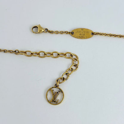 Louis Vuitton Essential Necklace Gold Plated