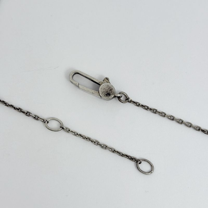 Gucci Logo Necklace Heart Butterfly Silver