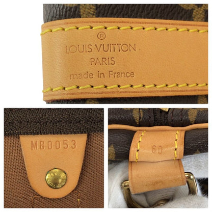 Louis Vuitton Monogram Keepall Bandouliere 60 2-Way Brown Gold Boston Bag