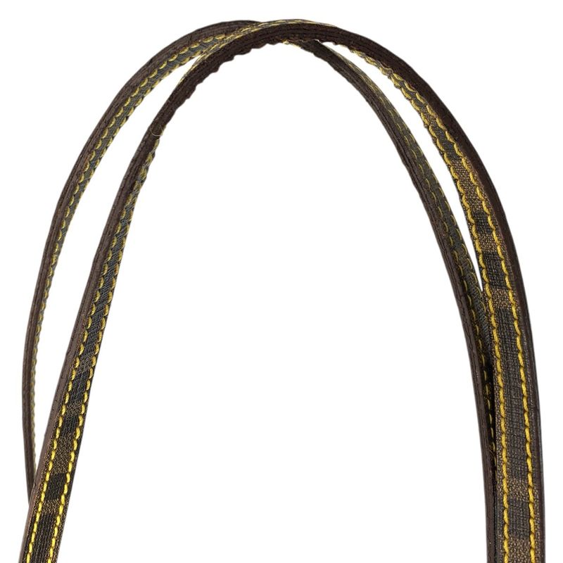 Fendi Zucca Brown Yellow Gold Tote Shoulder Bag