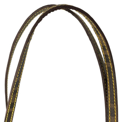 Fendi Zucca Brown Yellow Gold Tote Shoulder Bag