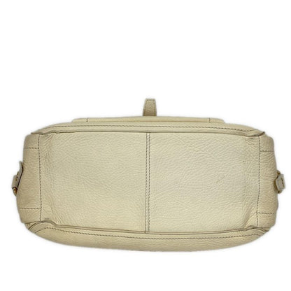 Celine Handbag Boogie Bag Ivory Leather