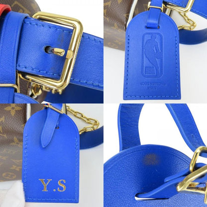 Louis Vuitton Handbag Nba Drop Kit Monogram Brown Blue Nba Collaboration Initial