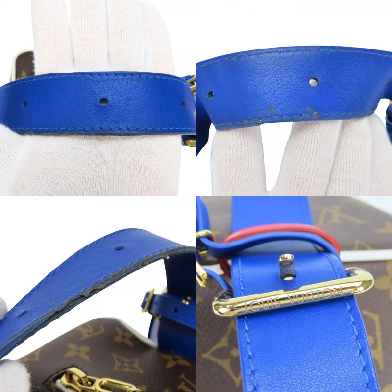 Louis Vuitton Handbag Nba Drop Kit Monogram Brown Blue Nba Collaboration Initial