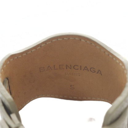 Balenciaga Giant Leather Bracelet Gray